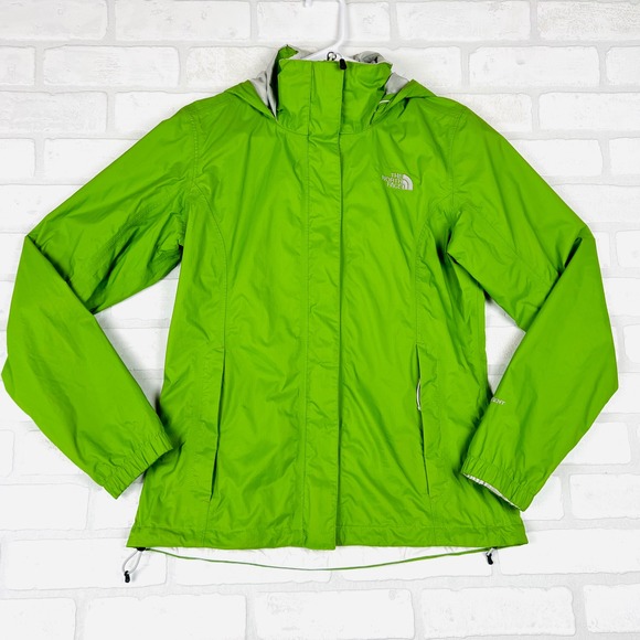 The North Face Jackets & Blazers - The North Face Women's Green HyVent Hooded Rain Jacket Coat - Small